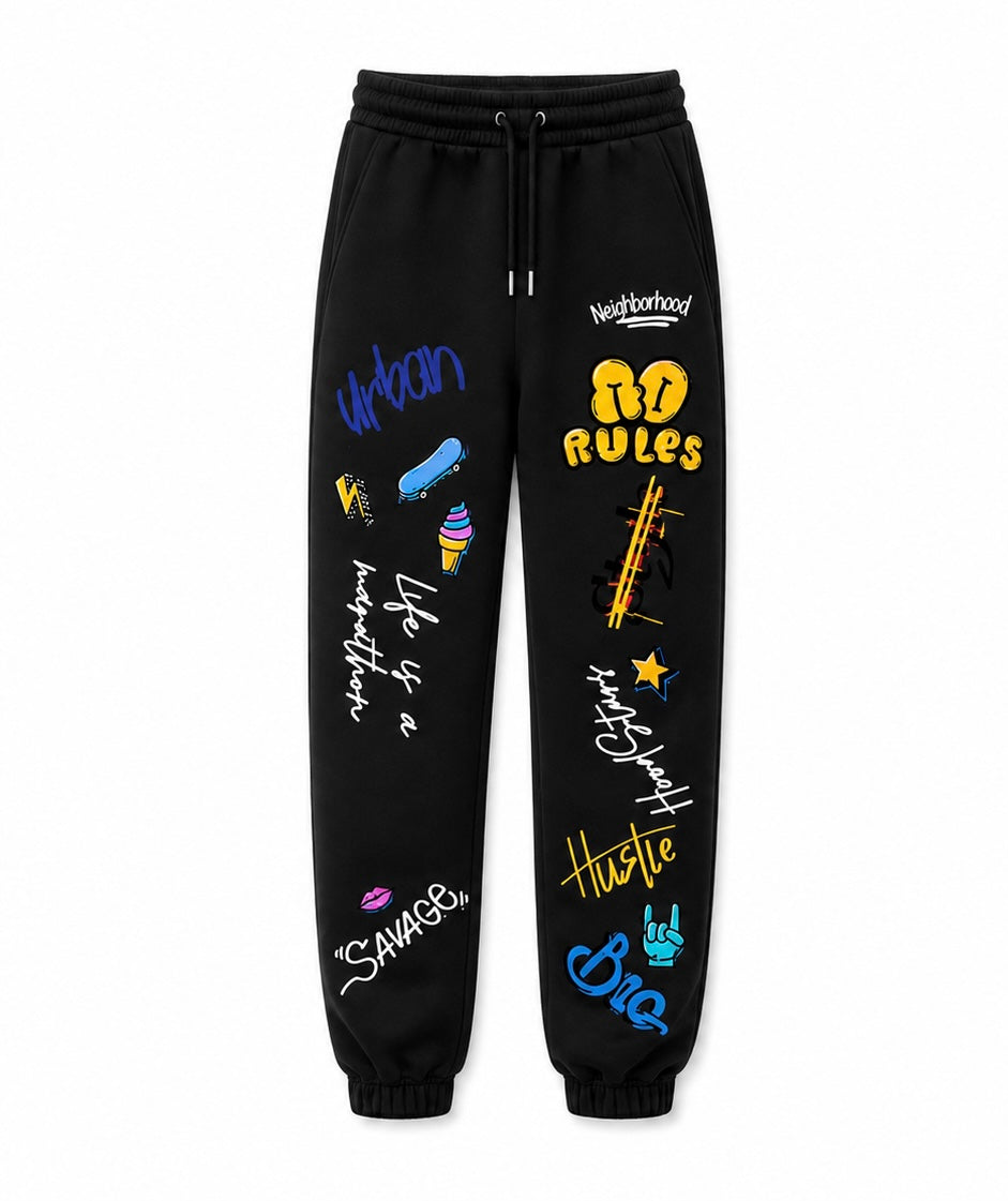 Graffiti Graphic Joggers