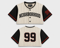 Neighborhood "99" Cropped Baseball Jersey