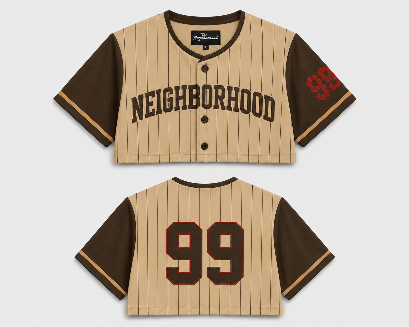 The Neighborhood Cropped Baseball Jersey