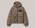 Workwear-Inspired Hooded Camo Jacket
